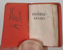 Load image into Gallery viewer, Pensées Arabes. Kundig, Andrée. Genève. 1957.