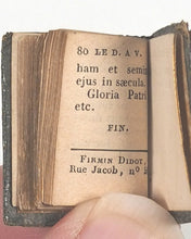 Load image into Gallery viewer, Petit paroissien de l'Enfance. Firmin Didot, Rue Jacob, No.56. Paris. Circa 1835.