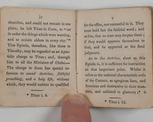 Load image into Gallery viewer, Bible, N.T., English. Epistle of Paul The Apostle to Titus. Moore, J. Birmingham. Circa 1830.