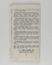 Load image into Gallery viewer, Oswald Wirth Tarot Deck. First edition, published by U.S. Games Systems, 1976. First edition.