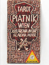 Load image into Gallery viewer, Tarot Piatnik Wien. 78 Tarot Card Deck & Booklet. In Box. No.2825. Austria. 1974 Vintage.