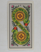 Load image into Gallery viewer, Angel Tarot. 1980.Printed and bound by Osaka Shoseki Co., Ltd. Designed by Yohkohta Design Office. Published by Angel Shoji Co., Ltd.