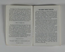 Load image into Gallery viewer, Prager Tarot. Stuart R. Kaplan. A.G. Müller & Cie. Switzerland. U.S. Games Systems, Inc. 38 East 32nd Street, New York City 10016. 1980