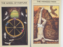 Load image into Gallery viewer, Mythic Tarot Deck. Juliet Sharman-Burke and Liz Greene. Artist, Tricia Newell. Rider. Eddison Sadd editions. 1989. ISBN 0712630023.