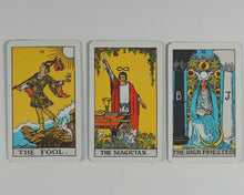 Load image into Gallery viewer, Traveller's Tarot. A.E. Waite. Artist Pamela Coleman Smith. Rider & Co. 1975.