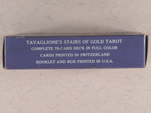 Load image into Gallery viewer, Stairs of Gold Tarot. Tavaglione. Giorgio M.S. Tavaglione. U.S. Games Systems Inc. U.S.A. 1979. ISBN 0913866903