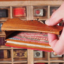 Load image into Gallery viewer, Georgian Almanack 1790-PROVENANCE NATHANIEL JARMAN- IN CONTEMPORARY RED LEATHER CASED POCKETBOOK.