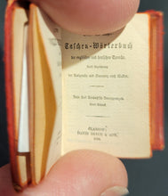 Load image into Gallery viewer, English and German Dictionary c1896