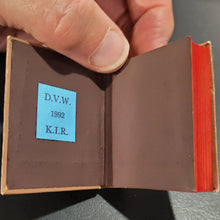 Load image into Gallery viewer, Thumb Birthday Text Book of short verses from the bible. 1900.