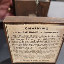 Load image into Gallery viewer, Chained Bible in Original Box (c. 1901) The Holy Bible Containing the Old and New Testaments. Published by David Bryce and Son, Glasgow. 1901.