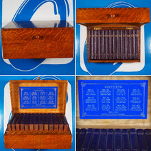 Load image into Gallery viewer, Shakespeare, William. HANDY-VOLUME SHAKESPEARE. In superb, original oak box. Published by Bradbury, Agnew, & Co., London, 1873. Condition: Fine. Hardcover
