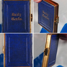Load image into Gallery viewer, Daily Texts with verses of hymns.Adapted for general use & suited for every year. >150 YEAR-OLD MINIATURE BOOK< Publication Date: 1870 Condition: Very Good