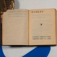 Load image into Gallery viewer, Miniature Book. Hamlet, Prince of Denmark. William Shakespeare. Published by Sampson Low, Marston and Co., Ltd., London Used Condition: Good Hardcover