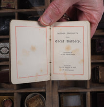 Load image into Gallery viewer, Golden Thoughts from great authors. Crowther, Alice. Publication Date: 1900 CONDITION: VERY GOOD