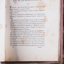 Load image into Gallery viewer, Maximes et Reflexions Morales. La Rochefoucauld, Francois Duc de. Publication Date: 1827 CONDITION: VERY GOOD