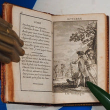 Load image into Gallery viewer, Etrennes du Sentiment, dediees aux ames bienfaisantes. A.P.D.R. >>SCARCE MINIATURE ALMANAC<< Publication Date: 1784 Condition: Very Good. >>MINIATURE BOOK<<