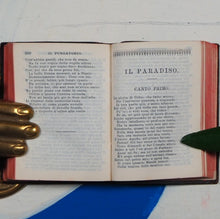 Load image into Gallery viewer, La divina commedia di Dante Alighieri. &gt;&gt;MINIATURE BOOK -LITERARY CLASSIC FINELY BOUND&lt;&lt; Dante Alighieri. Publication Date: 1898 Condition: Very Good
