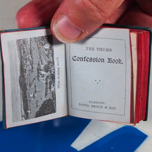 Load image into Gallery viewer, Thumb Confession Book. Publication Date: 1885 Condition: Very Good. >>MINIATURE BOOK<<