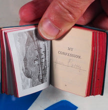 Load image into Gallery viewer, Thumb Confession Book. Publication Date: 1885 Condition: Very Good. >>MINIATURE BOOK<<
