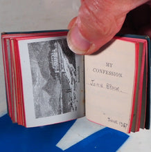 Load image into Gallery viewer, Thumb Confession Book. Publication Date: 1885 Condition: Very Good. >>MINIATURE BOOK<<