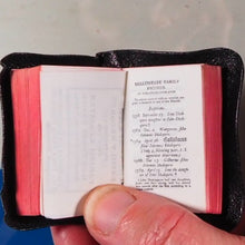 Load image into Gallery viewer, Holy Bible containing the Old and New Testaments.>>MINIATURE BOOK<< [MINIATURE COMPLETE HOLY BIBLE with SHAKESPEARE FAMILY RECORDS. Publication Date: 1919 Condition: Very Good.