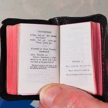 Load image into Gallery viewer, Holy Bible containing the Old and New Testaments.>>MINIATURE BOOK<< [MINIATURE COMPLETE HOLY BIBLE with SHAKESPEARE FAMILY RECORDS. Publication Date: 1919 Condition: Very Good.