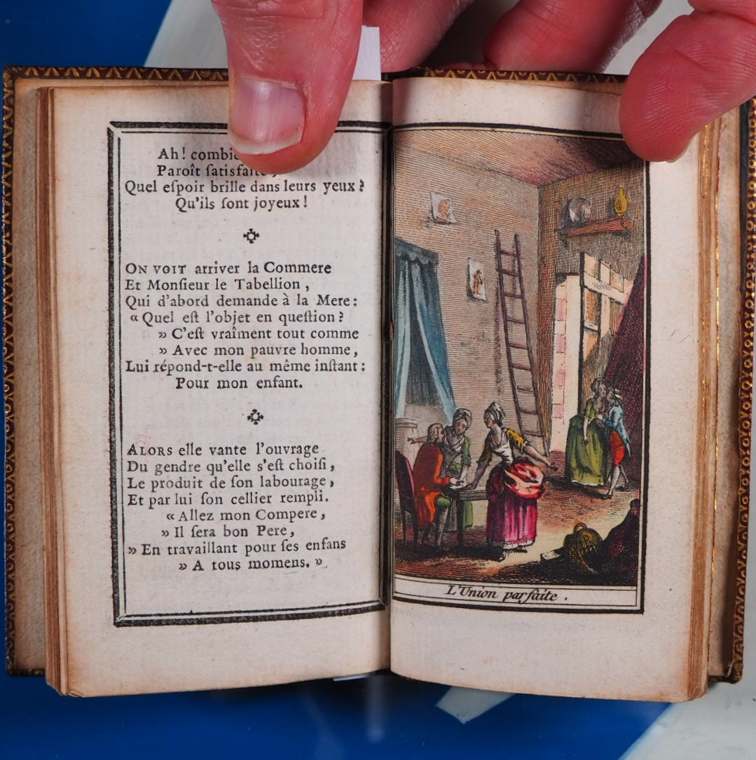 Les Plaisirs varies ou les delices des saisons, almanach chantant. Pub –  Camden Lock Books, image size:1079x1085