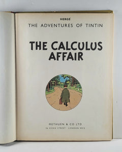 The Calculus Affair. Hergé. Methuen & Co. Ltd. London. 1960. >>FIRST ENGLISH EDITION<<