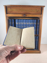 Load image into Gallery viewer, Miniature Library of The Poets. [in Oak Case with rolling tambour front shutter] Works of Shakespeare, and Poems of Burns, Byron, Longfellow, Milton, Scott, Sheridan &amp; Goldsmith. Kent &amp; Co., W. Paternoster Row, London. 1884-90
