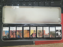 Load image into Gallery viewer, Éditions Folio (Gallimard) – "Emmène-moi au bout du monde" Promotional Tin. Les Éditions du Chocolat / Éditions Gallimard (Folio). [1992].. [OBJET LITTÉRAIRE / EPHEMERA]
