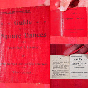 Guide to the Square Dances with a technical glossary. >>MINIATURE DANCE TEXT BOOK<< [Hildesley, Ralph Ernest Alexander]. Publication Date: 1907 CONDITION: VERY GOOD