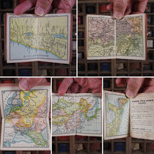 Load image into Gallery viewer, Mellin&#39;s Atlas of the World. &gt;&gt;RARE MINIATURE ATLAS&lt;&lt; Publication Date: 1894 CONDITION: VERY GOOD
