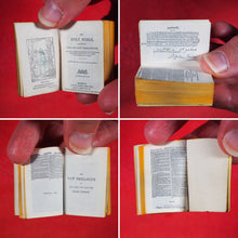 Load image into Gallery viewer, Holy Bible Containing The Old And New Testaments: Translated Out Of The Original Tongues. &gt;&gt;MINIATURE BRYCE BIBLE&lt;&lt; Publication Date: 1901 CONDITION: VERY GOOD
