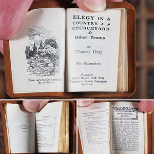 Elegy in a country church-yard & other poems. >>MINIATURE ELEGY TO UNSUNG PAUPERS<< Gray, Thomas. Publication Date: 1904 CONDITION: VERY GOOD