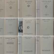 Load image into Gallery viewer, Virginia Woolf. Collected works of Virginia Woolf - every first Uniform Edition,  in original dust-jackets. Hogarth Press. 52 Tavistock Square. London.  1929-1950.
