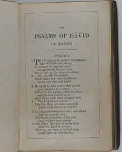 Psalms of David in metre. Printed by George E. Eyre and William Spottiswoode, printers to the Queen's most excellent majesty, London. Circa 1870. >>BAGSTER'S SEALSKIN BINDING<<