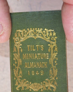 Tilt's Miniature Almanack. Various publishers. London. [1848-1870] >>RUN OF SCARCE COLLECTABLE ALMANACS<<