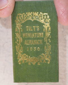 Tilt's Miniature Almanack. Various publishers. London. [1848-1870] >>RUN OF SCARCE COLLECTABLE ALMANACS<<