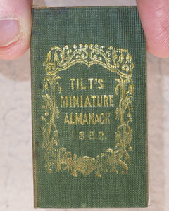 Tilt's Miniature Almanack. Various publishers. London. [1848-1870] >>RUN OF SCARCE COLLECTABLE ALMANACS<<