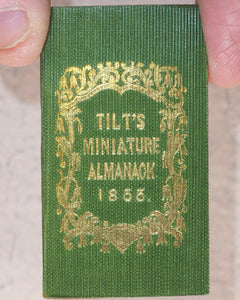Tilt's Miniature Almanack. Various publishers. London. [1848-1870] >>RUN OF SCARCE COLLECTABLE ALMANACS<<