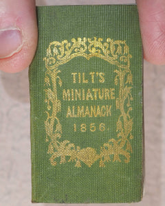 Tilt's Miniature Almanack. Various publishers. London. [1848-1870] >>RUN OF SCARCE COLLECTABLE ALMANACS<<