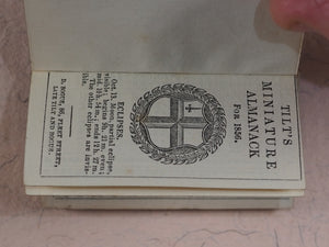 Tilt's Miniature Almanack. Various publishers. London. [1848-1870] >>RUN OF SCARCE COLLECTABLE ALMANACS<<