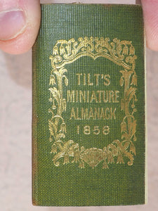 Tilt's Miniature Almanack. Various publishers. London. [1848-1870] >>RUN OF SCARCE COLLECTABLE ALMANACS<<