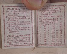 Load image into Gallery viewer, Porte-Monnaie Calender for 1869. Goodall &amp; Son. [London]. [1868].
