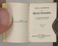 Load image into Gallery viewer, Mason, Thomas. Witty, Humorous and Merry Thoughts. Bryce, David &amp; Son. Glasgow. Circa 1883.
