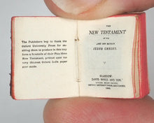Load image into Gallery viewer, New Testament of the Lord and Saviour Jesus Christ. Bryce, David &amp; Son. Glasgow. 1895.
