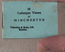 Load image into Gallery viewer, 16 Collotype Views of Winchester. Valentine &amp; Sons Ltd. Dundee. 1909. &gt;&gt;original printed miniature mail bag &amp; book&lt;&lt;

