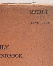 Load image into Gallery viewer, Sicily Zone Handbook. June, 1943. Box 99, Western Central District Office, New Oxford Street, W.C.1. &gt;&gt;Extremely rare, pre-invasion, secret, publication.&lt;&lt;
