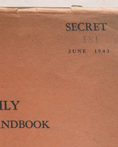 Sicily Zone Handbook. June, 1943. Box 99, Western Central District Office, New Oxford Street, W.C.1. >>Extremely rare, pre-invasion, secret, publication.<<