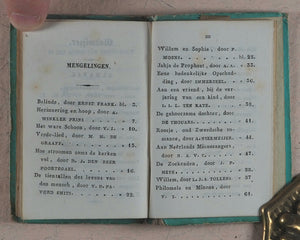 Miniatuur almanak voor het jaar 1840. Bosch, L.E.  Zoon. Utrecht . [1839].